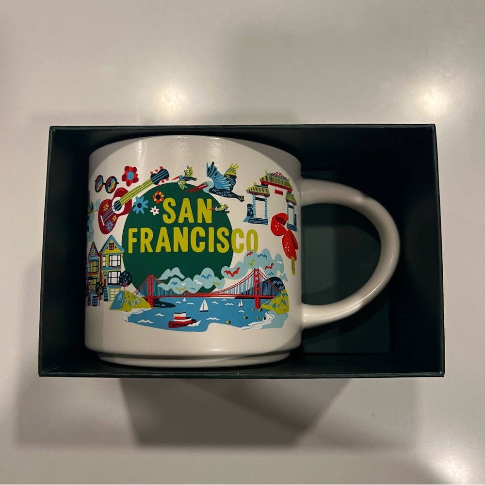 Starbucks San Francisco Discovery Series Ceramic Coffee Mug, 14 oz